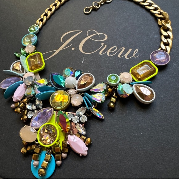 J. Crew Crystal Statement necklace - Brulee necklace - Picture 3 of 9